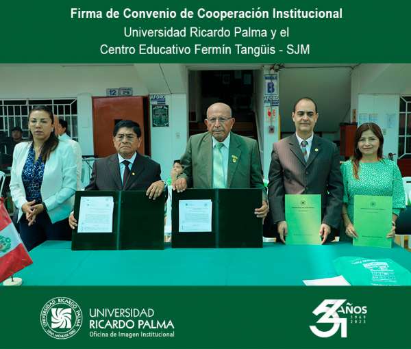 Convenio de Cooperación Interinstitucional con el Centro Educativo Particular Fermín Tangüis y Donación de Libros