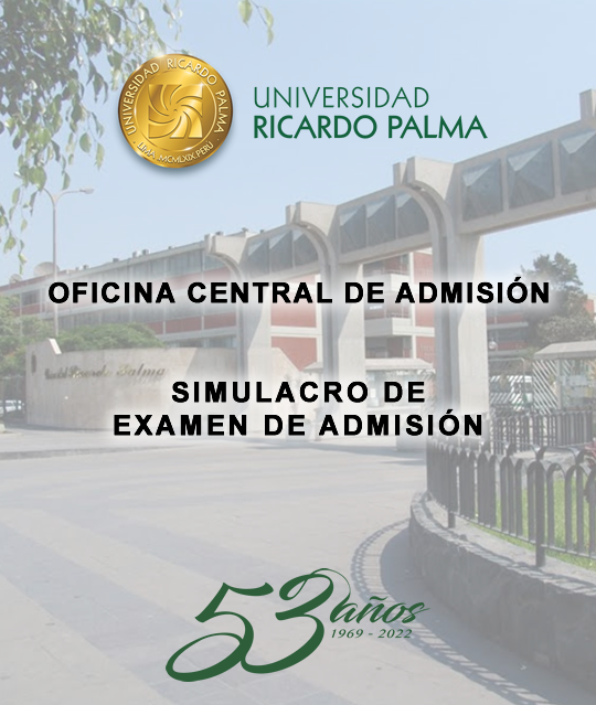 SIMULACRO DE EXAMEN OFICINA CENTRAL DE ADMISIÓN