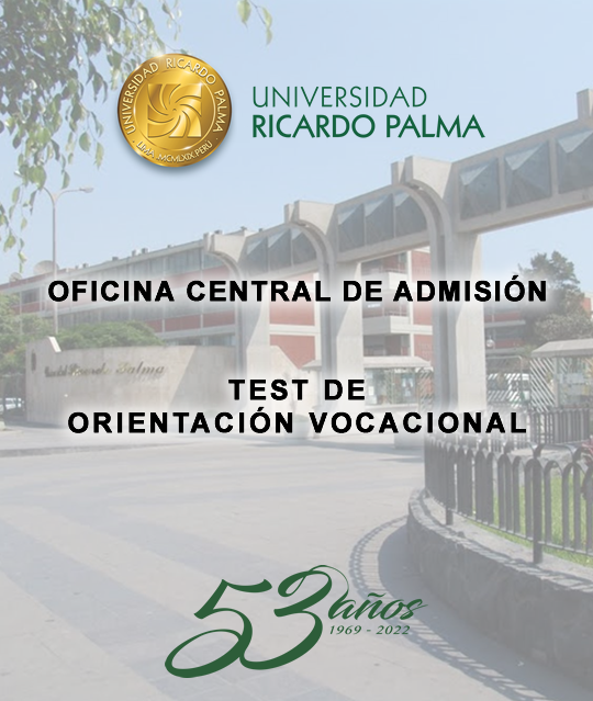 TEST DE ORIENTACIÓN VOCACIONAL OFICINA CENTRAL DE ADMISIÓN
