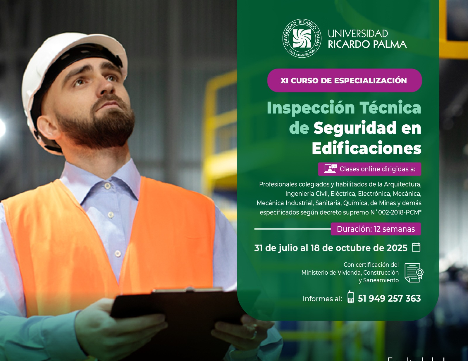 Programa de Especializacin Inspeccin Tcnicade Seguridad en Edificaciones-0001