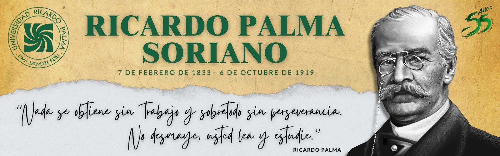 RICARDO PALMA SORIANO