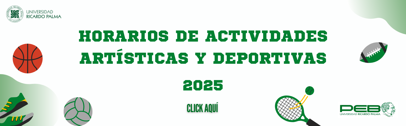 Horario de Actividades Artísticas y Deportivas 2025