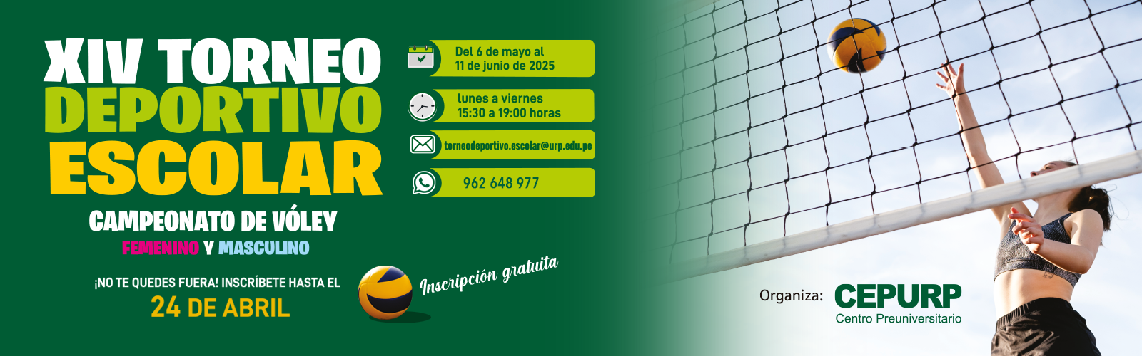 XIV TORNEO DEPORTIVO ESCOLAR