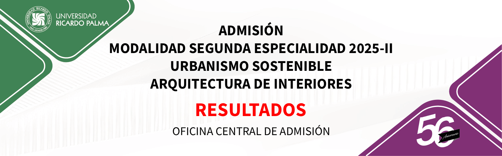 SEGUNDA ESPECIALIDAD URBANISMO SOSTENIBLE Y ARQUITECTURA DE INTERIORES 2025-II