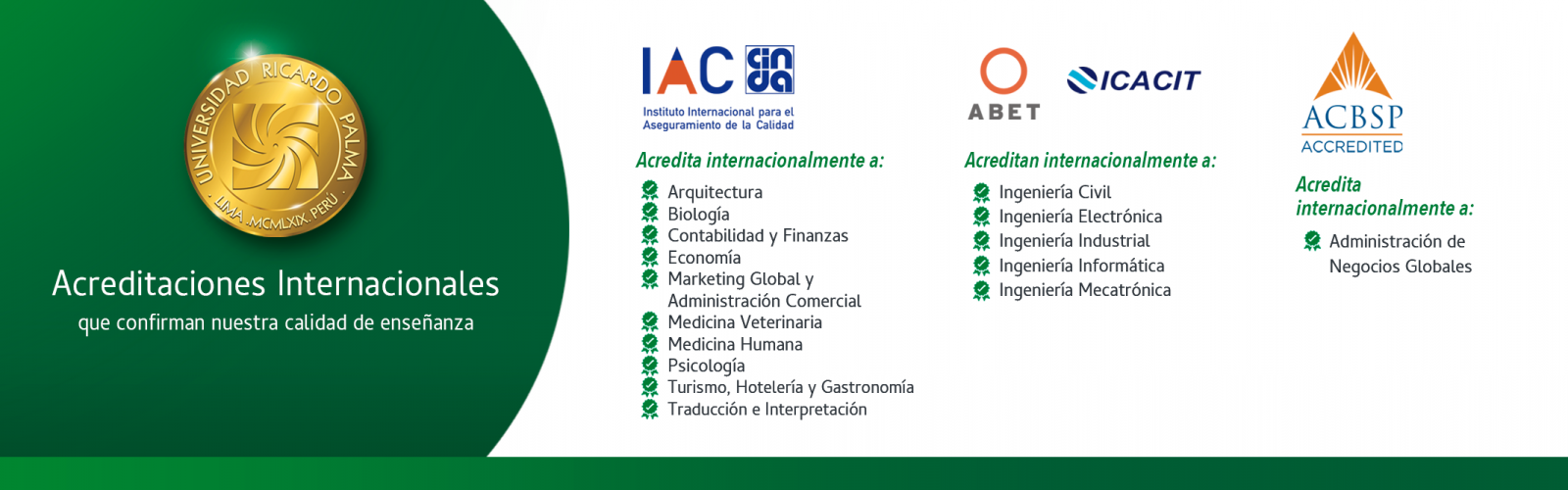 ACREDITACIONES INTERNACIONALES