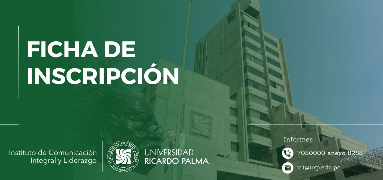 - Voucher de pago- Ficha de inscripcion