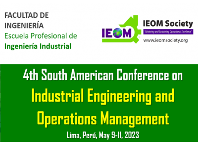 4th South American Conference on Industrial Engineering and Operations Management