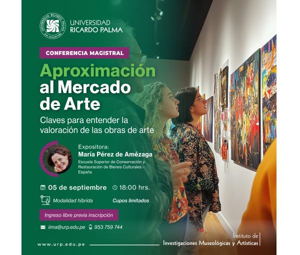 Conferencia magistral: Aproximación al mercado del arte. Claves para entender la valoración de las obras de arte