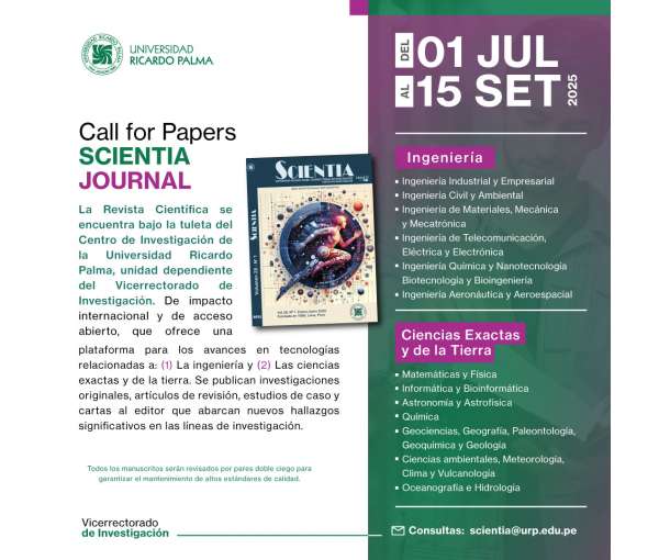 CALL FOR PAPERS SCIENTIA JOURNAL