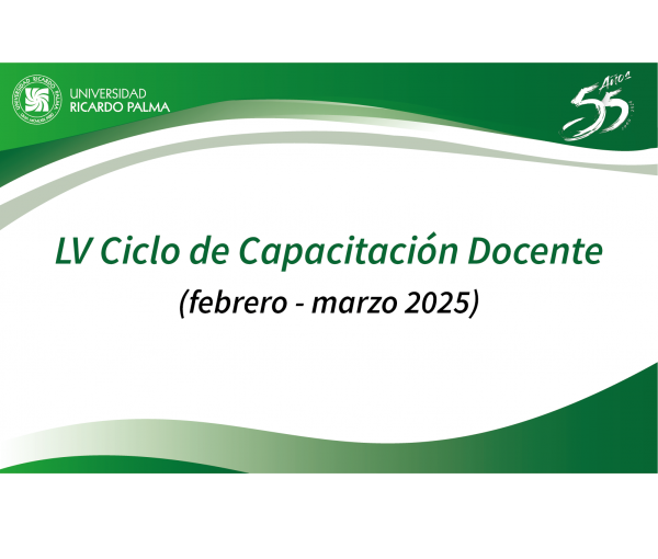 LV CICLO DE CAPACITACIÓN DOCENTE