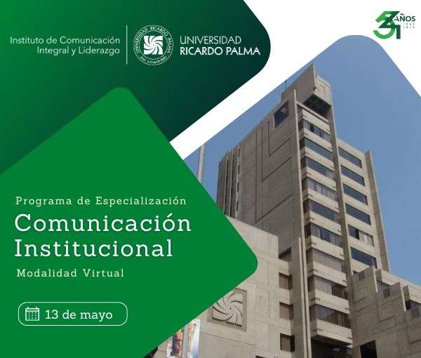 Programa de Especialización: Comunicación Institucional
