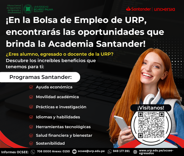 Grandes beneficios te esperan en la Bolsa de Empleo UR con la Academia Santander