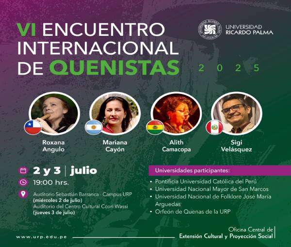 VI ENCUENTRO INTERNACIONAL DE QUENISTAS