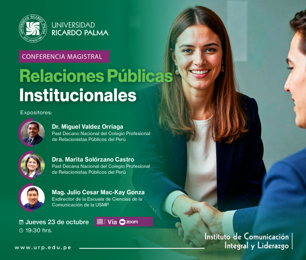 Conferencia Magistral: Relaciones Públicas Institucionales
