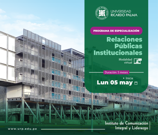PROGRAMA DE ESPECIALIZACIÓN EN RELACIONES PÚBLICAS INSTITUCIONALES