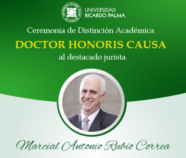Ceremonia de distinción Académica de Doctor Honoris Causa 