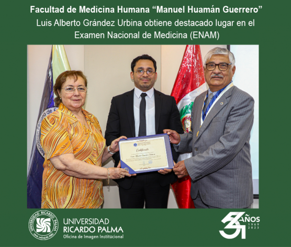 Premiación de Alumno de Medicina Humana