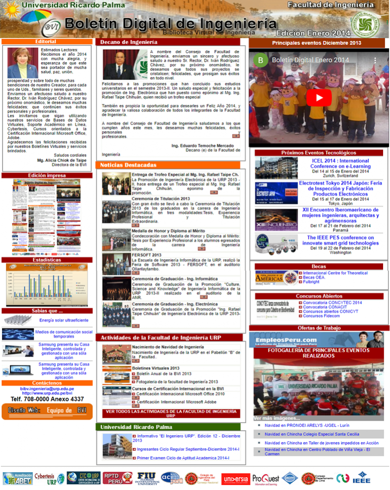 Boletines Mensuales 2014