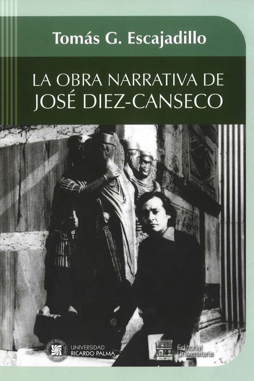 La obra narrativa de Jose Diez-CansecoTomas G. Escajadillo 2021 ISBN: 978-612-4419-99-7 Esta es una investigacion que dio inicio a la trayectoria academica critica de Tomas G. Escajadillo. En ella el estudioso recorre los caminos narrativos del literato para demostrar que lo mejor de su narrativa esta en las Estampas mulatas. Esta tesis de pre-grado se constituye en un legado importante para las nuevas generaciones de lectores de la obra de Jose Diez-Canseco y mas todavia par