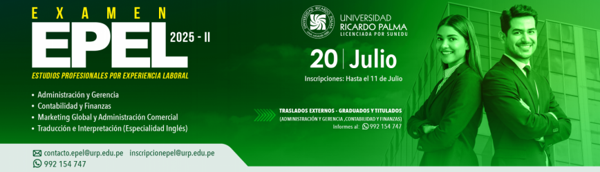 Proximos Eventos en la Universidad Ricardo Palma - Enero 2022