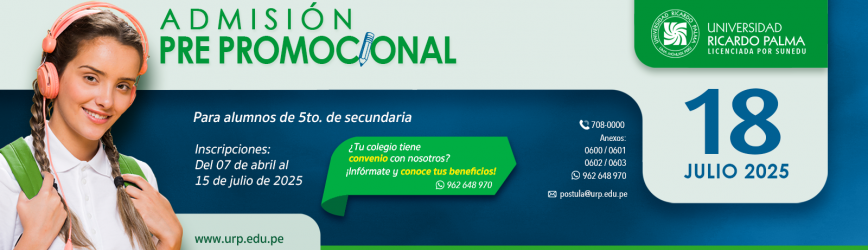 Proximos Eventos en la Universidad Ricardo Palma - Enero 2022
