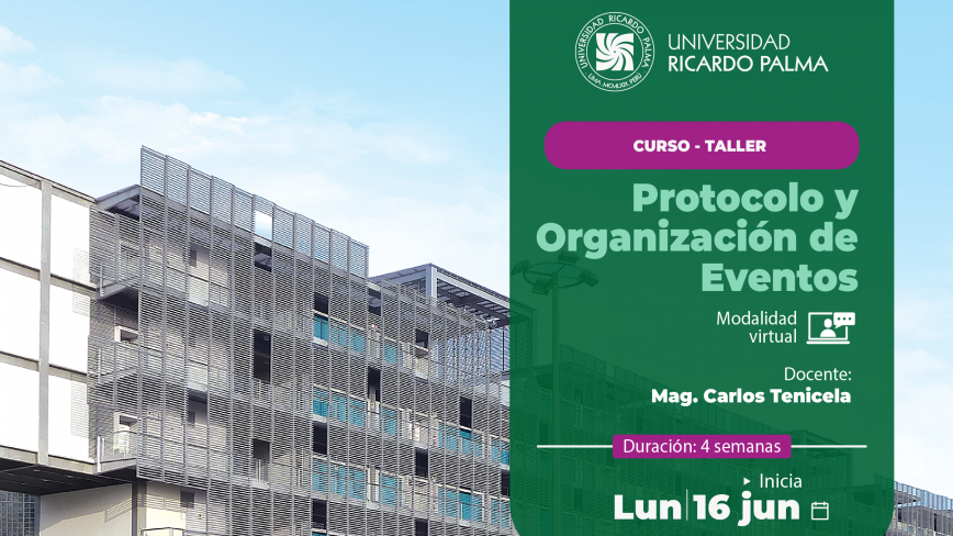 La Universidad se reserva el derecho de cambiar al docente por contingencias inesperadas; asi como posponer la fecha de inicio del curso-taller al no completar el minimo de participantes matriculados. No se aceptan devoluciones en caso de clases perdidas, o en caso el alumno decida desistir.