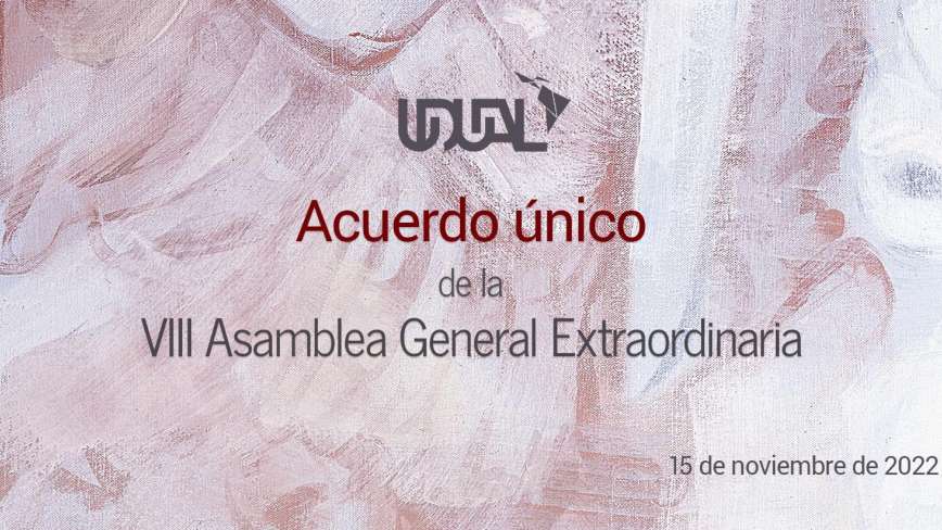 DECLARACIÓN DE BOGOTÁ - XXI ASAMBLEA GENERAL UDUALC