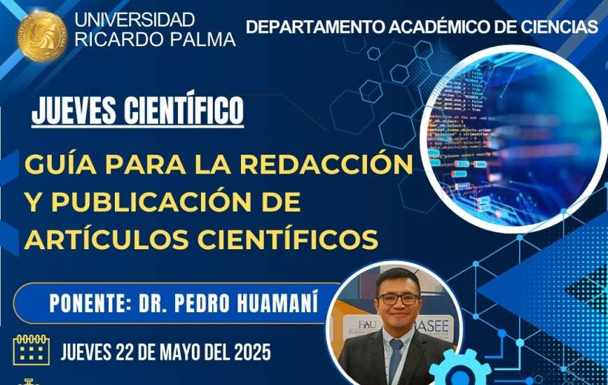 Conferencia Guía para la redacción y publicación de artículos científicos