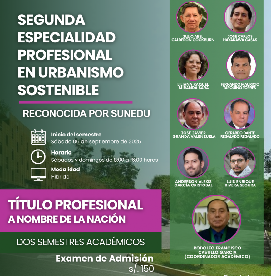 Programa de Especializacion en Diseno Ambiental