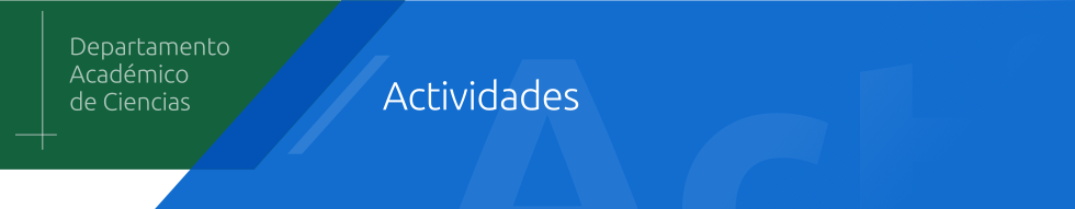 Departamento Académico de Ciencias