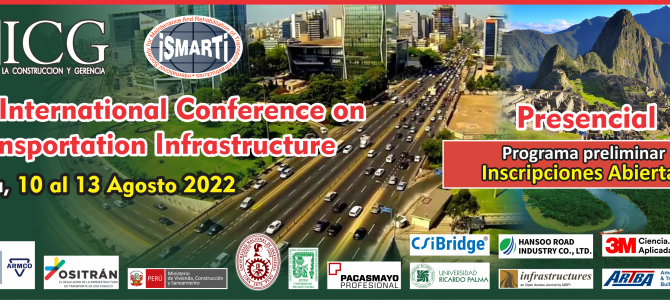 5ta CONFERENCIA INTERNACIONAL DE INFRAESTRUCTURA DE TRANSPORTE en Lima