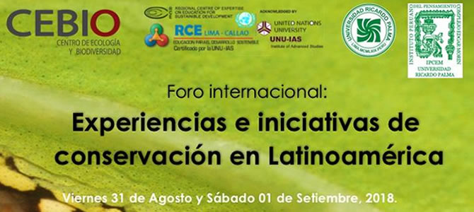 Experiencias e iniciativas de conservación en Latinoamerica